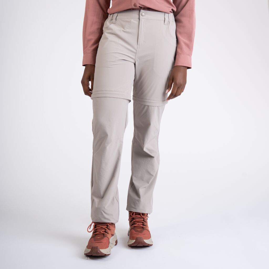 【ato】CLASSIC WOOL FLAIR PANTS Ladies Stretchfit Zip-Off Pants - First Ascent