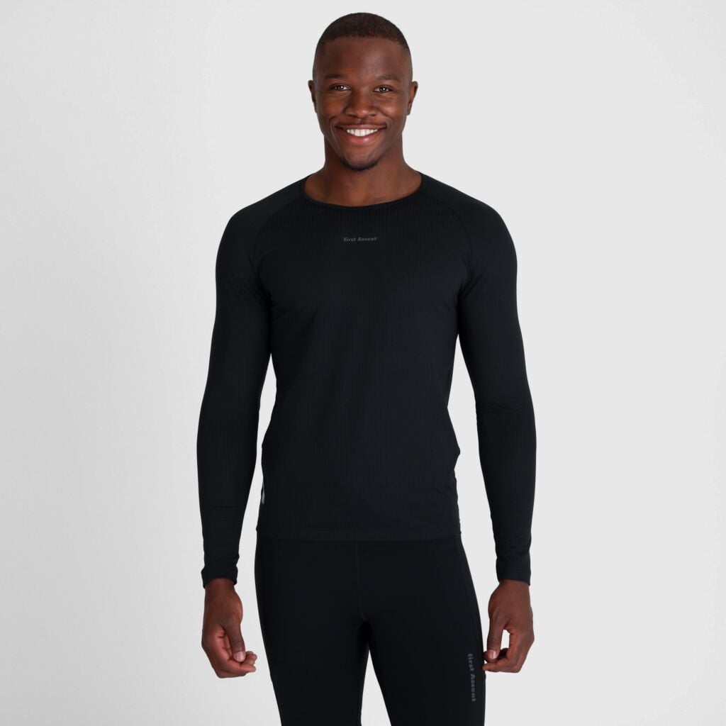 Men's Performance Baselayer Long Sleeve. Featuring 37.5® - First