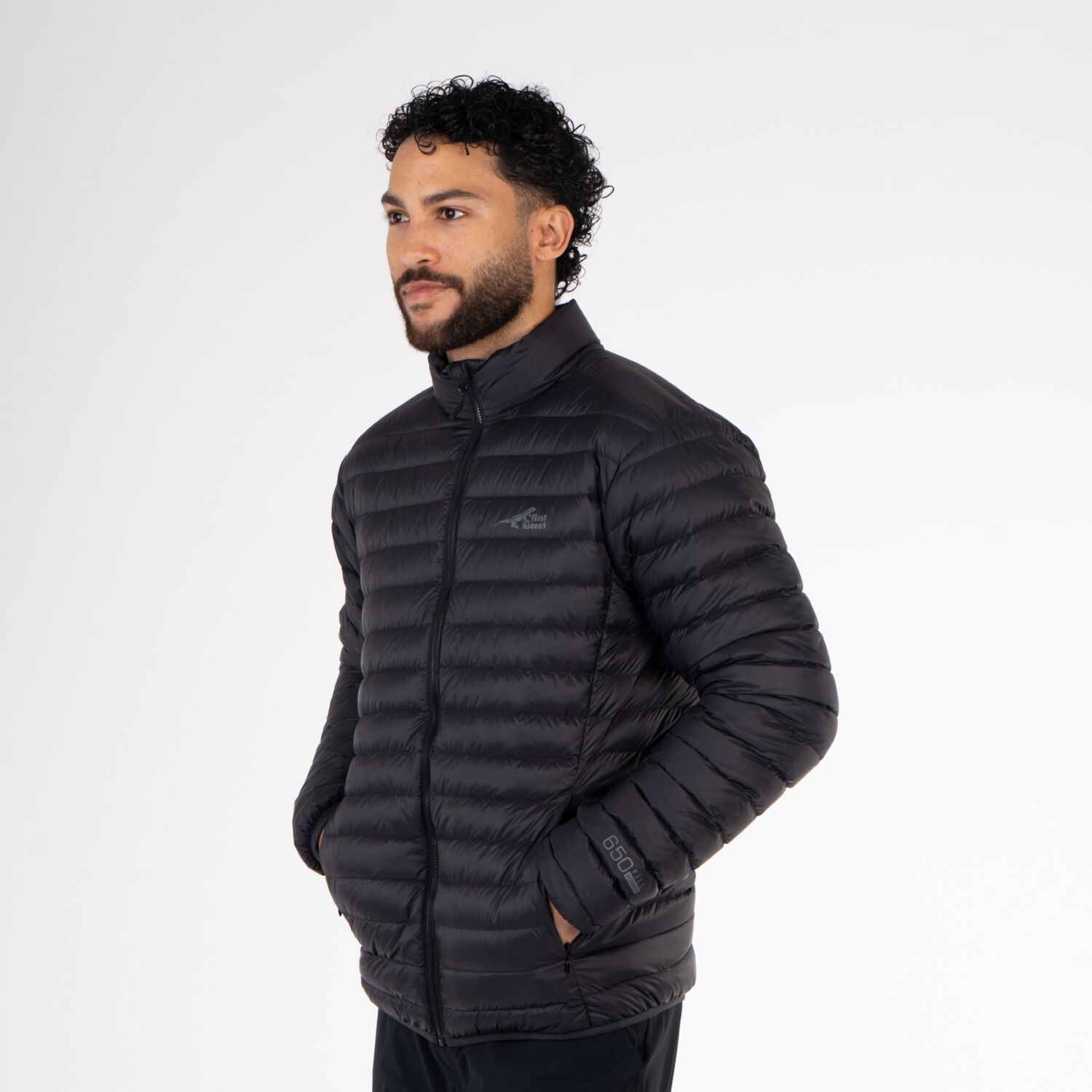 ASCENT STAND COLLAR PACKABLE JACKET