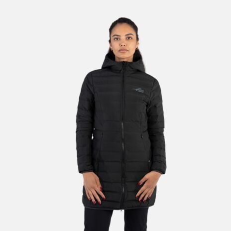 Ladies Hooded Downtown Puffer Seal Parka