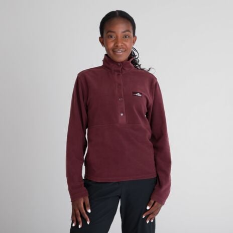 Ladies Core Snap Fleece