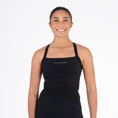 Ladies Strappy Supportive Crop Top