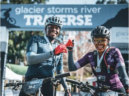 Glacier storms river traverse post race