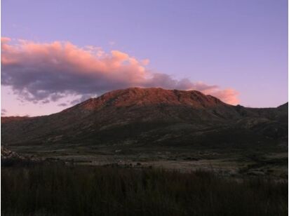 Hiking through a world heritage site