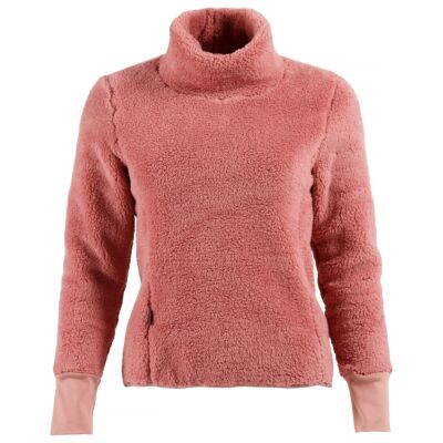 Ladies Softouch Cowl Fleece Pullover Top