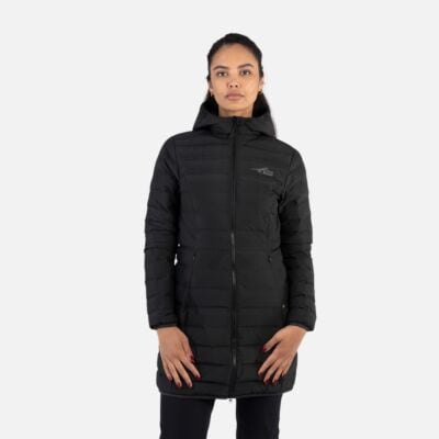Ladies Hooded Downtown Puffer Seal Parka