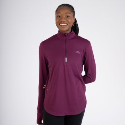 Ladies Corefit 1/4 Zip Top