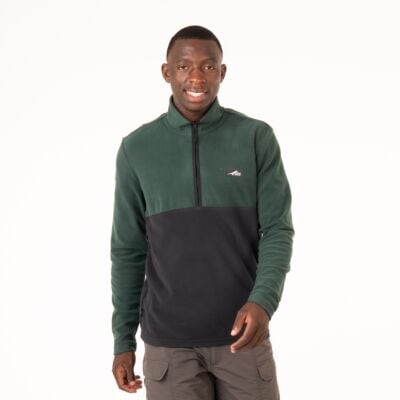 Men's Core Fleece Colourblock 1/4 Zip Top