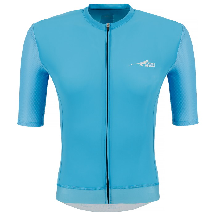 Ladies Vent Shortsleeve Cycling Jersey - Light Blue/Norvegia