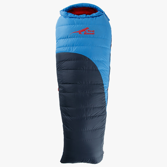 First Ascent Hiking Down and Synthetic Sleeping Bags